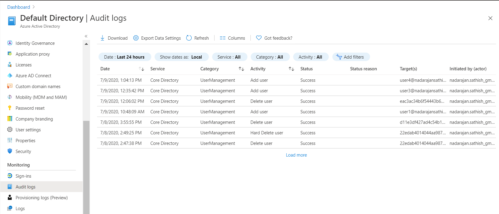 Export Azure Audit Logs to Azure Event Hubs – Step by Step Procedure to ...