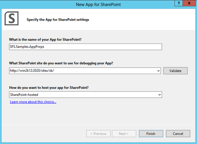 SharePoint Hosted