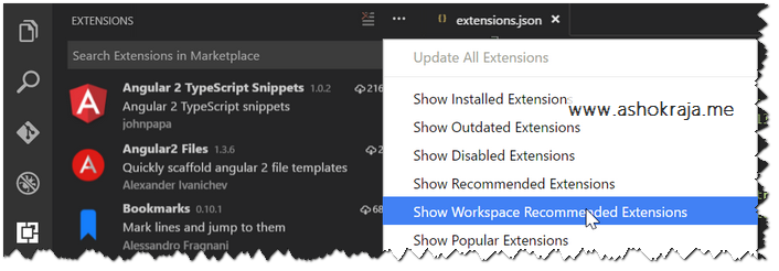 best visual studio extensions angular